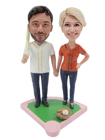 Baseball couple
