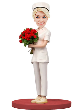 Nurse with Roses