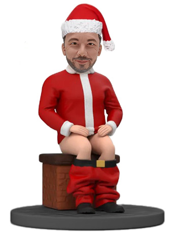 Not there, Santa!
