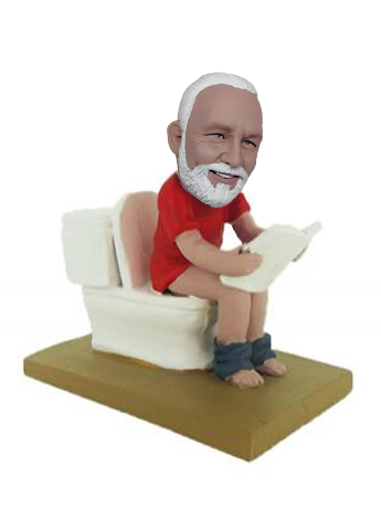 Reading on the toilet