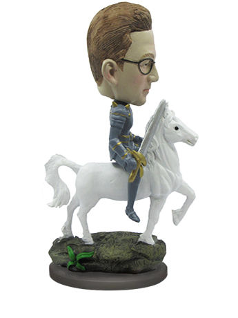 Knight on a white horse