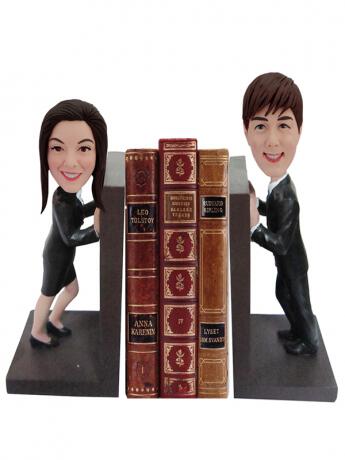 Office couple bookends