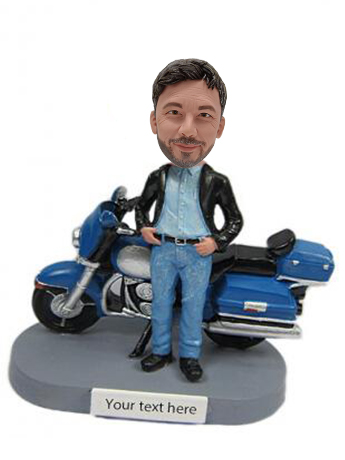 Man with Motorbike